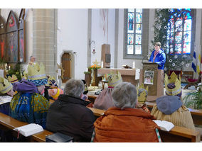 Aussendung der Sternsinger in Naumburg (© Karl-Franz Thiede)